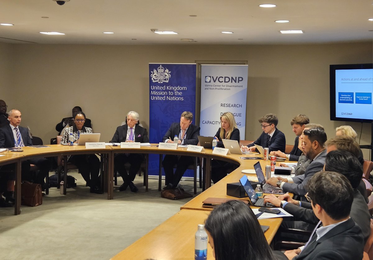 VCDNP's tweet image. 🛰️ New Report on PAROS: At the #FirstCommittee, we shared new proposals on space threat reduction, together with @FCDOGovUK 🇬🇧🤝 These were developed by diplomats from 18 countries, experts, and #space industry at a workshop in Geneva 🌍

Get the report ➡️ vcdnp.org/unlocking-prog…