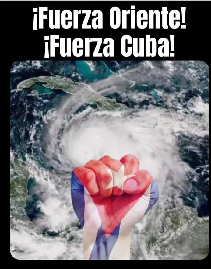 👉 Con la solidaridad qué caracteriza a nuestro pueblo. Saldremos adelante.
#FuerzaCuba
