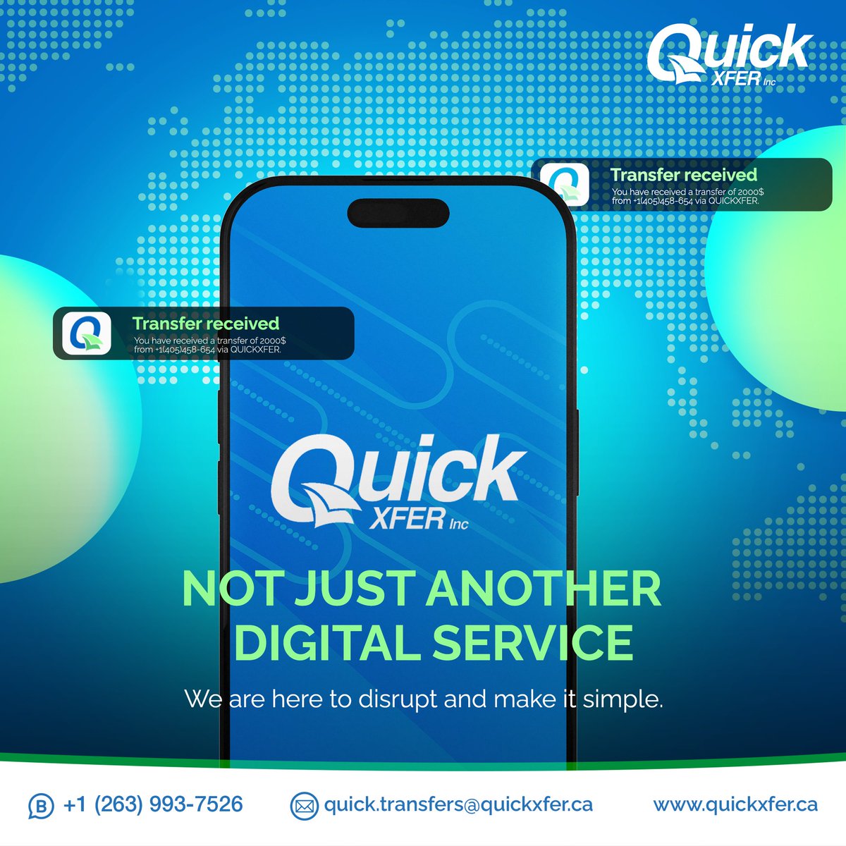 quickxferinc's tweet image. Some call it a transfer.
We call it a connection — between hearts, homes, and hopes.
 
Quick Xfer makes it simple, because love shouldn’t wait. 

#QuickXfer #HumanConnection #SendWithCare