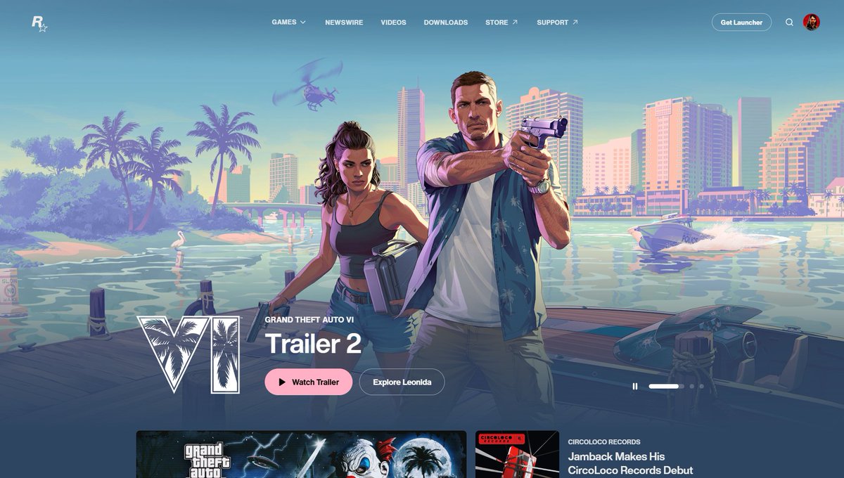 A new look is live on Rockstar Games site.

rockstargames.com