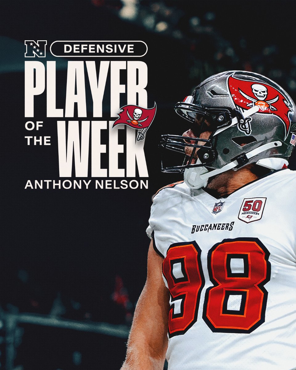 The first NFL player to record two sacks, a forced fumble &amp; a pick six in a single game since 2007 👏

Well deserved, <a href="/ANelly98/">Anthony Nelson</a>!