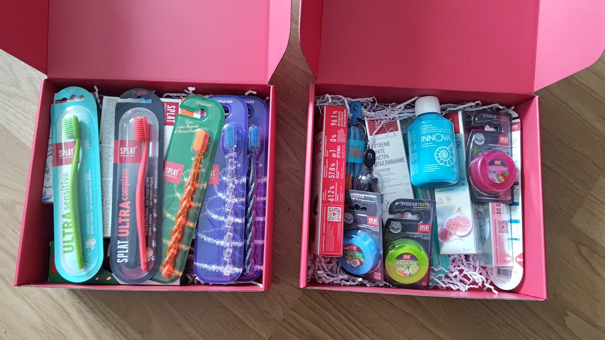 В общем, приколитесь, мне написали из Splat, которые делают эту пасту, и прислали подарок. Огромный. Это просто разъёб.