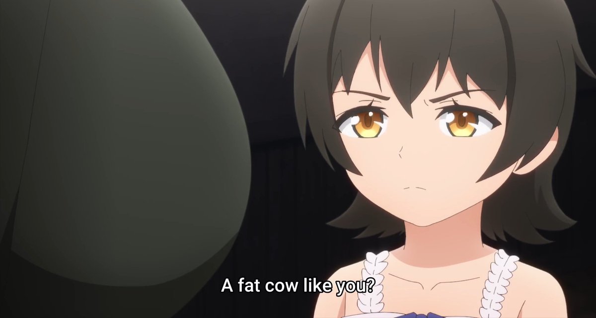 LeJamesAu's tweet image. Reiner getting called a fat cow🐄 by Arel&apos;s little sister is😭😂

&quot;I dont understand cow🐄 talk&quot;
🤣

#HeroWithoutAClass #anime