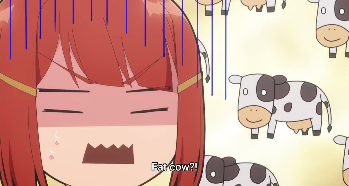 LeJamesAu's tweet image. Reiner getting called a fat cow🐄 by Arel&apos;s little sister is😭😂

&quot;I dont understand cow🐄 talk&quot;
🤣

#HeroWithoutAClass #anime