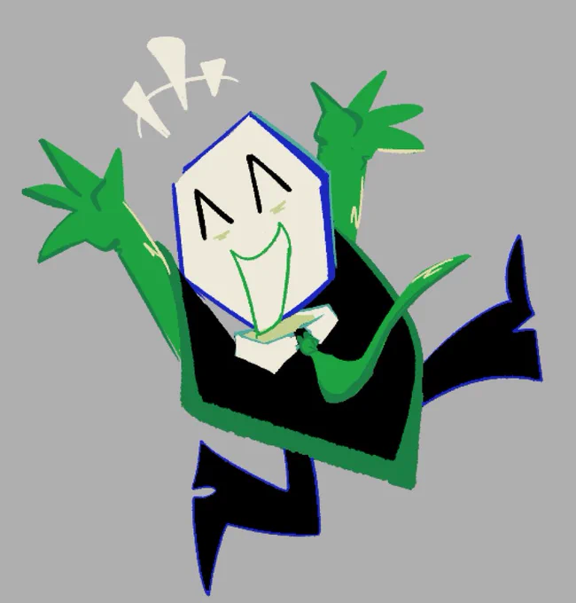 why is it so weird to draw him full of Joy and Happiness