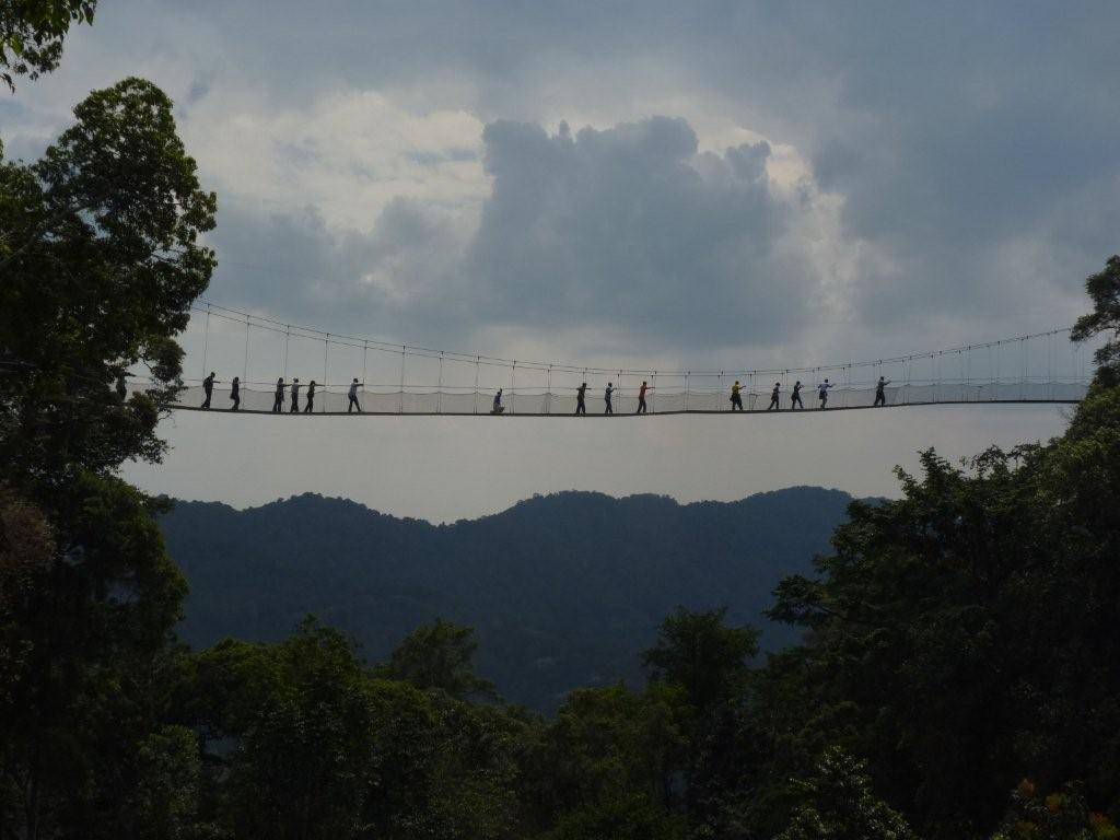 If we are talking about suspension bridges, Rwanda’s Nyungwe Canopy Walkway is the best in Africa.

Suspended 70 meters above the forest floor and stretching 160 meters, the bridge offers tourists a breathtaking bird’s-eye view of Nyungwe Forest, with supporting towers that