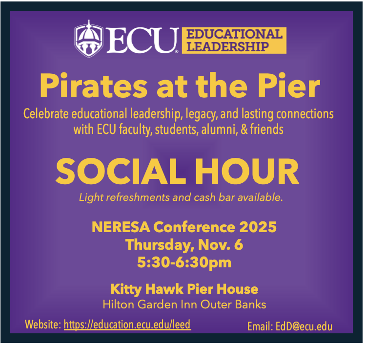 ECU Ed Leadership & Foundations tweet media