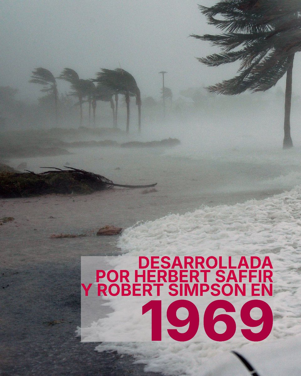 SasslaMx's tweet image. 🌀🌬 Conoce la escala Saffir-Simpson y cómo categoriza a los huracanes según la velocidad de sus vientos.

#SASSLA