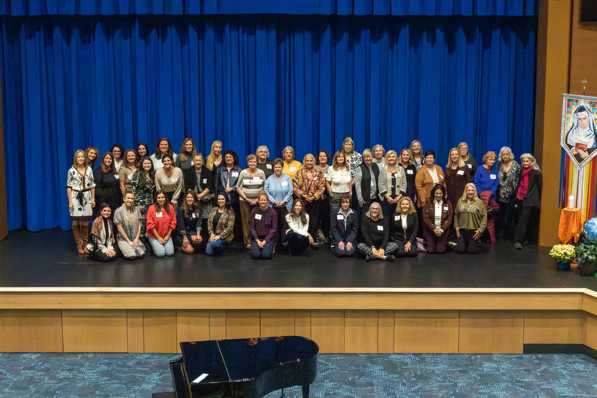 A beautiful morning celebrating our milestone reunion classes ending in ’0 &amp; ’5. 💙
Prayer, breakfast, and walking the halls together again reminded us: once an Angel, always an Angel🪽