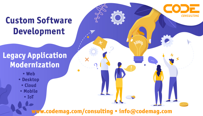 CODEmagazine's tweet image. CODE Consulting is your trusted partner, delivering expert guidance in custom software development, AI integration, cloud solutions, and project rescue.

Learn more: bit.ly/3WmhLMF

#SoftwareConsulting #AI #CloudSolutions #TechPartner #ProjectRescue
