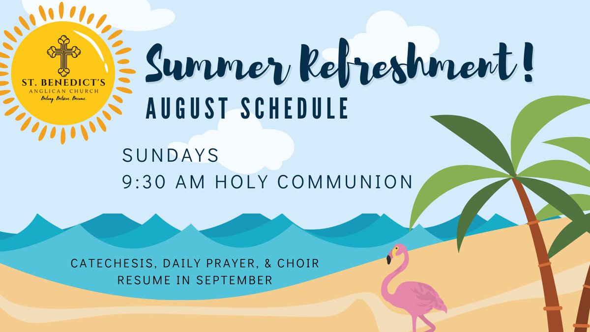 mdvinson's tweet photo. This Week At St. Benedict's Anglican Church! - https://t.co/HRiqfUGR92 https://t.co/Q3nQ1tzUEe