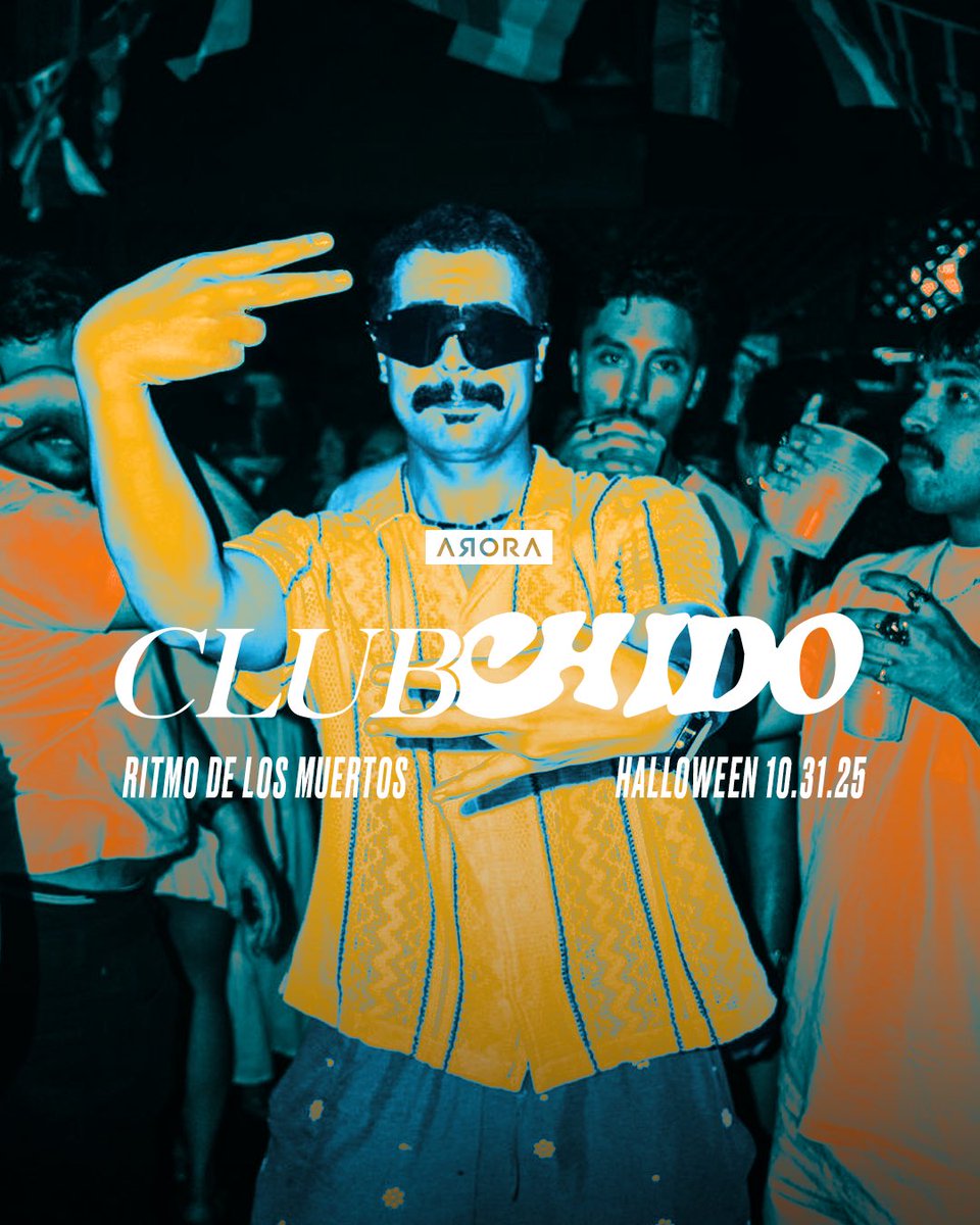 AroraNOLA's tweet photo. MUERTOS. MATERIALIZED.

CLUB CHIDO: HALLOWEEN EDITION FT. MIKEY OFFLINE + QBABY WORLDWIDE + SILLVA + SIISKO ON HALLOWEEN NIGHT, THIS FRIDAY 10.31.25.

POWERED BY FUNKTION-ONE SOUND
TIX AT https://t.co/vbE9ebxCP6 https://t.co/B1gmyb7fQI