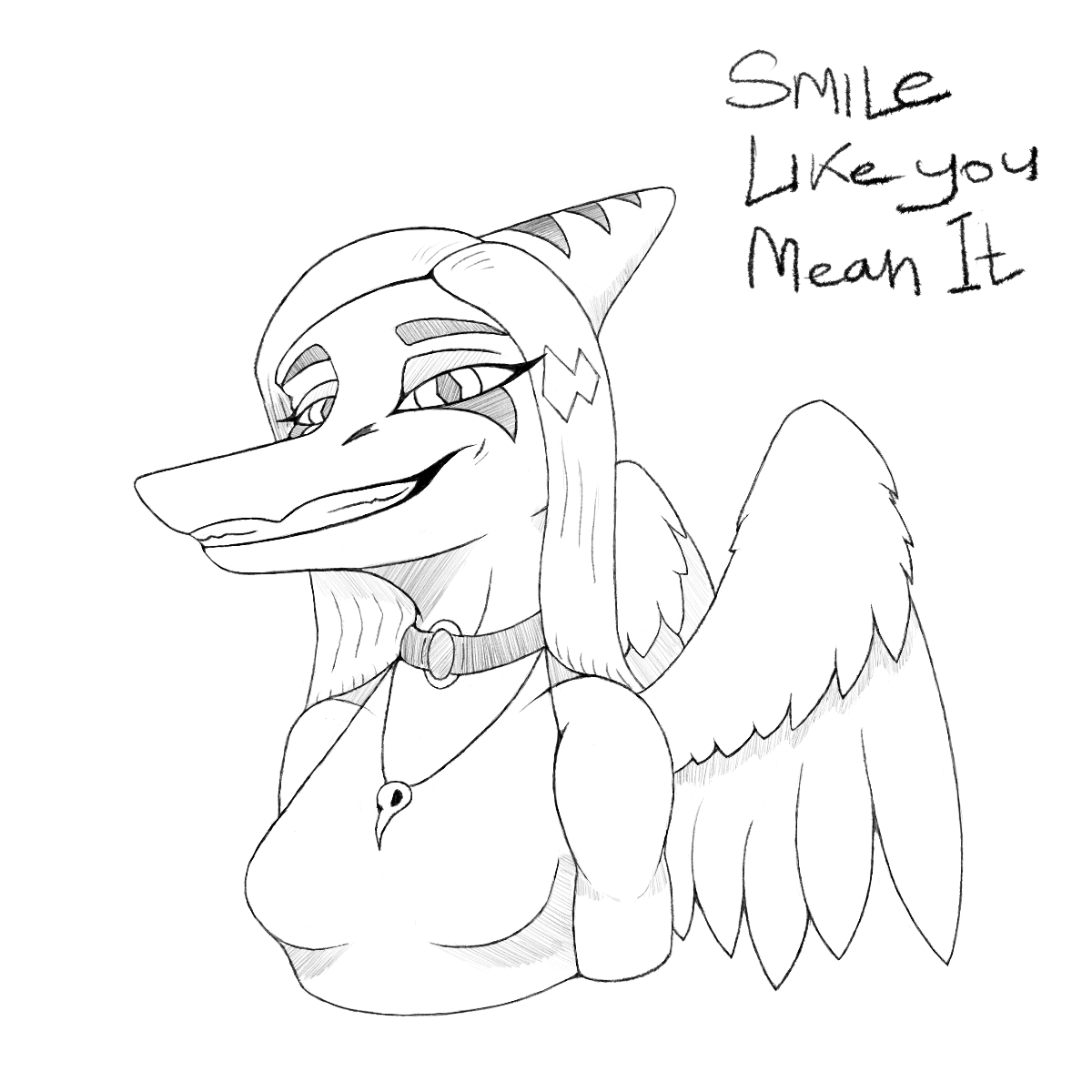 Your smile make the world brighter

Happy Fang Friday!

#Fang #FangFriday #Snootgame #Snootgameart #Snootgamefanart #Pterodactyl #Snoot #Smiling #Anthroart #Digitalart #Monochrome