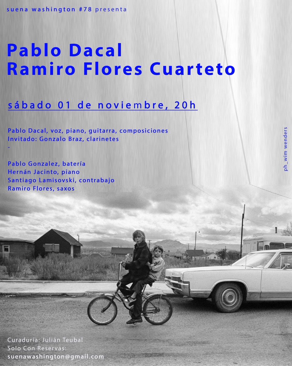 Este sábado! <a href="/hernanjacinto/">Hernán Jacinto</a> <a href="/PabloG_onzalez/">Pablo Gonzalez</a> y Santiago Lemisovski. Hay comida rica, bebidas, una casa y un jardín hermosos. Reservas al mail en el flyer