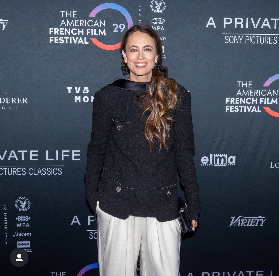 ✨ Jodie Foster, Rebecca Zlotowski &amp; Anne Berest lit up the DGA red carpet for the LA premiere of A PRIVATE LIFE, opening the 29th #USFrenchFF! Co-presented w/ <a href="/sonyclassics/">Sony Pictures Classics</a>. 10/28–11/3 • DGA, Los Angeles. #TAFFF29 #JodieFoster #FrenchCinema