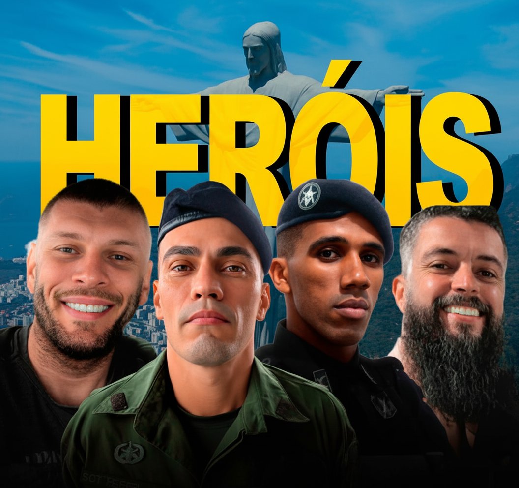 KatMuskkk's tweet image. Honramos os 4 heróis do BOPE que perderam a vida na Operação Contenção no Rio de Janeiro — seu sacrifício salvou a população do crime organizado. 🇧🇷🖤
@BOPE_PMERJ 

#BOPE #OperaçãoContenção #ForçaPolicial #RioDeJaneiro #HeróisDaFarda #SegurançaPública