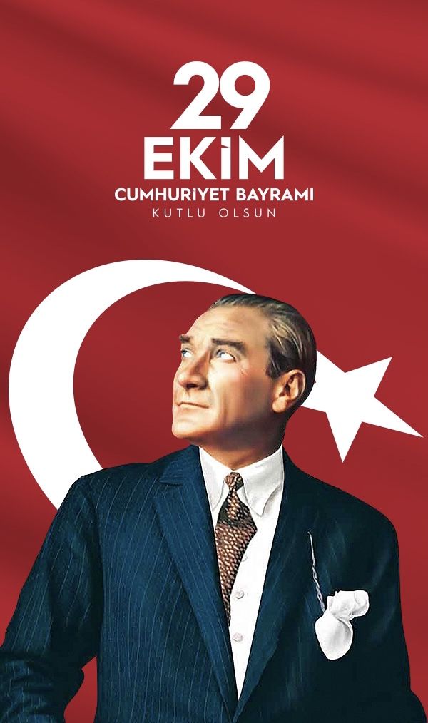 Cumhuriyetimizin banisi Gazi Mustafa Kemal Atatürk'ün dediği gibi "Türkiye Cumhuriyeti ilelebet payidar kalacaktır." Kutlu olsun. #türkiye #cumhuriyet
<a href="/tcmeb/">Millî Eğitim Bakanlığı</a> <a href="/Yusuf__Tekin/">Yusuf Tekin</a> <a href="/meb_dhgm/">Destek Hizmetleri Genel Müdürlüğü</a> <a href="/omurfatih/">Ömür Fatih Karakullukçu</a> <a href="/mebisgb/">İşyeri Sağlık ve Güvenlik Birimi Daire Başkanlığı</a> <a href="/ozkan_meb/">Özkan AVCI</a> <a href="/mebakub/">MEB AKUB</a> <a href="/MetinTayarer/">Metin TAYARER🇹🇷🇹🇷🇹🇷</a> <a href="/canakkaleilmem/">Çanakkale İl Millî Eğitim Müdürlüğü</a> <a href="/mineaktashayta/">Mine Hayta</a> <a href="/mebakub17/">canakkalemebakub</a>