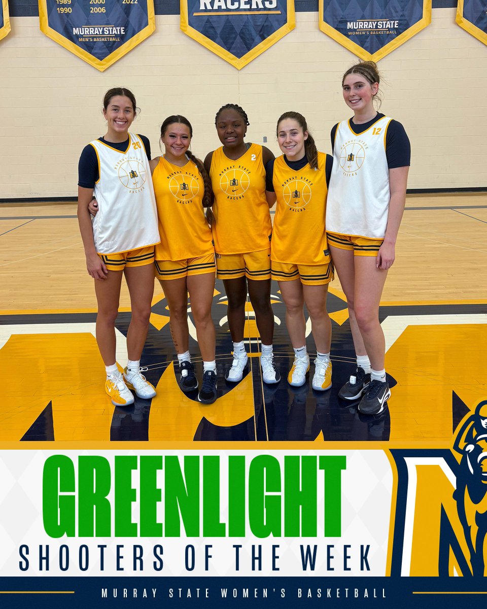 Congrats to our Greenlight shooters of the week!

#GoRacers🏇