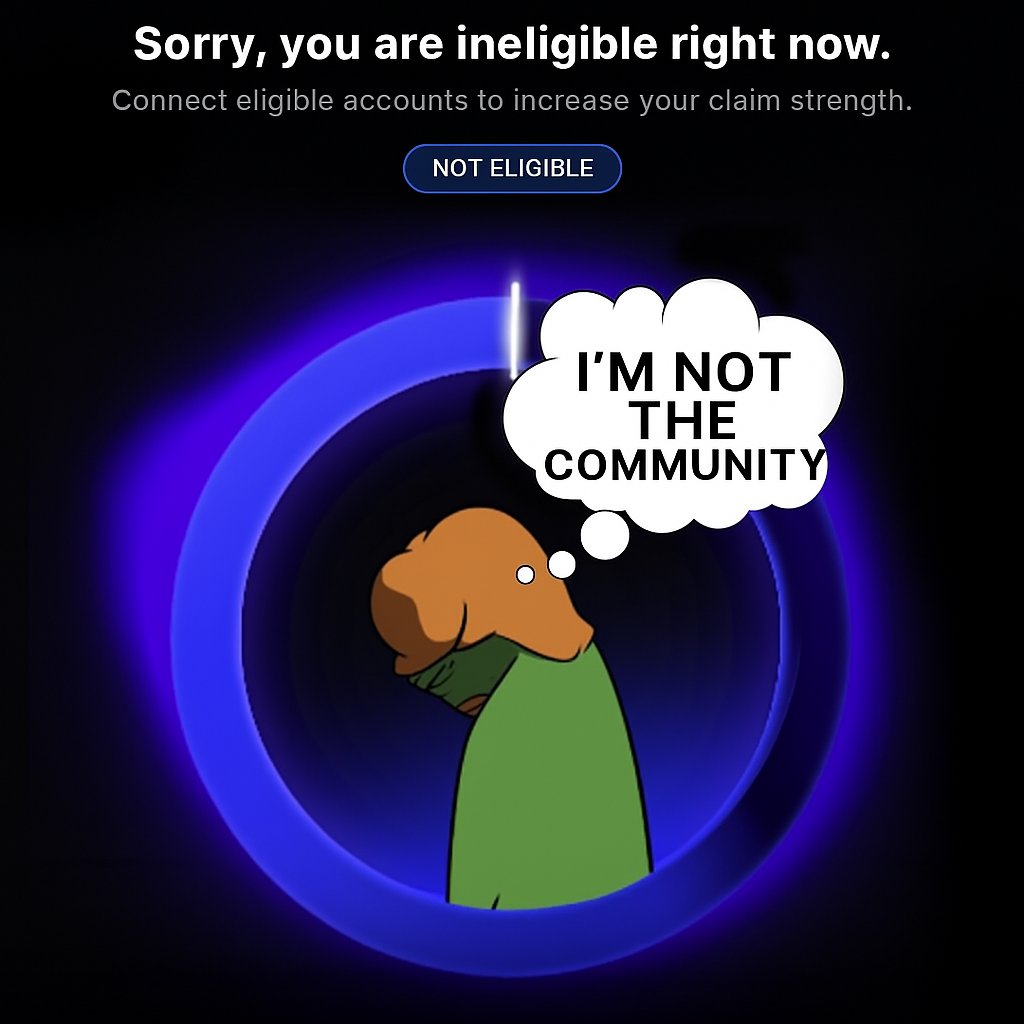 zeylayap's tweet image. Didn’t get the airdrop, but at least I got experience. 

And trauma. 😭

#Crypto #Web3Problems #Relatable