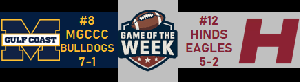 JZ's Game of the Week:
This was a no-brainer. A top 15 showdown to decide who makes the playoffs??? Count us in.

What's at stake:
- For Hinds, a return to playoffs for the first time since 2021, and South Division Champs🏆
- For MGCCC, it would be 4 straight playoff appearances!