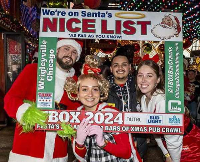 TBOXBarCrawls's tweet image. #TBOX2025 is just 45 days away on Dec 13!  Get Best Ticket Deal NOW!  tbox.org

#TBOX is THE #Chicago #Christmas #BarCrawl - Dec 13 in 20+ Bars of #Wrigleyville - Free Breakfast Buffets, Live Music &amp;amp; More!
#chicagoevents #pubcrawl #christmasparty #12barsofxmas