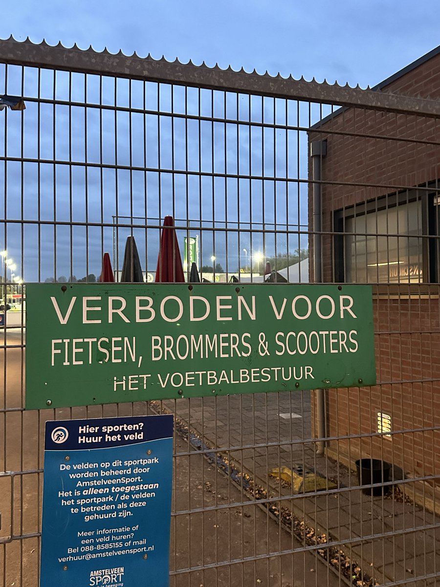 Ook lullig voor het voetbalbestuur
