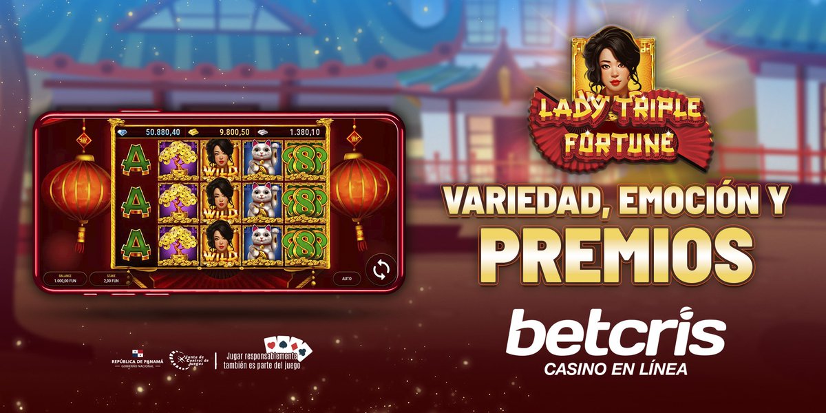 Siente la magia oriental en cada giro. 🎰

Los gatos de la suerte y los árboles de oro te esperan con premios increíbles en Lady Triple Fortune. ¡Juega y diviértete! bit.ly/CasinoPanama20…