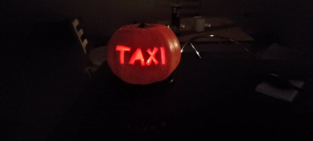 Lily wanted a scary face but I couldn't help myself 🎃