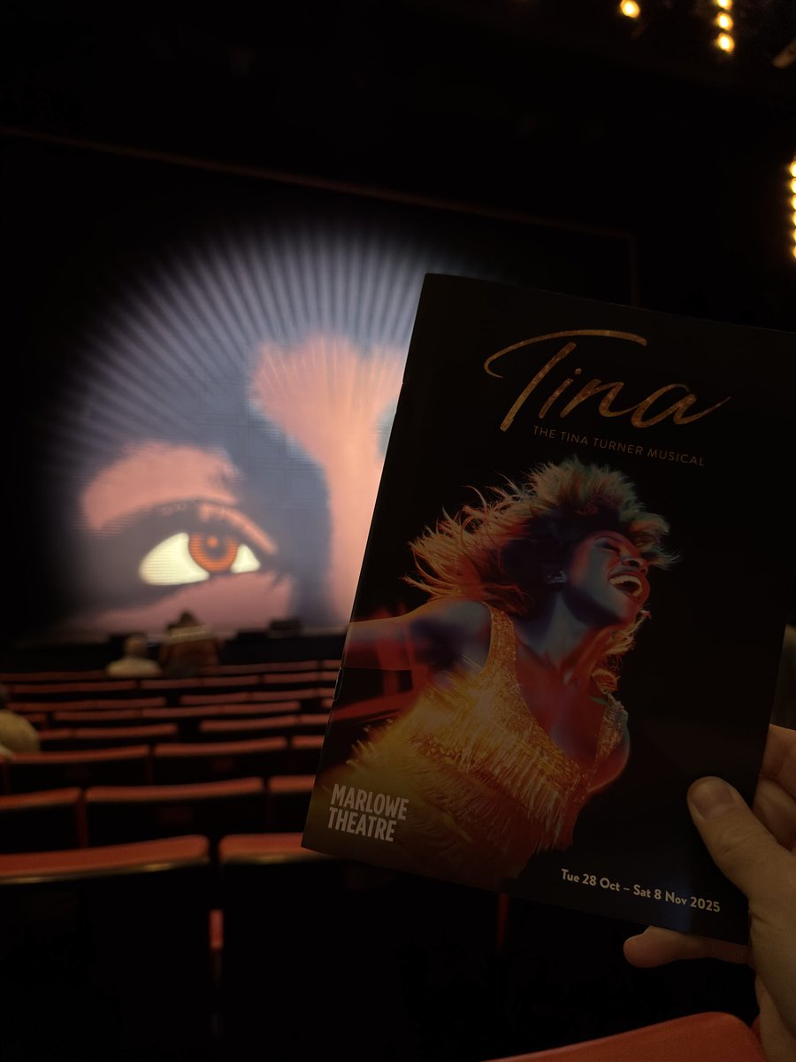 At TINA - THE TINA TURNER MUSICAL tonight <a href="/tinamusicaltour/">Tina on Tour</a> <a href="/marlowetheatre/">The Marlowe Theatre</a> Review to come for <a href="/TheReviewsHub/">The Reviews Hub</a>! Will it be simply the best? #Musical #Review