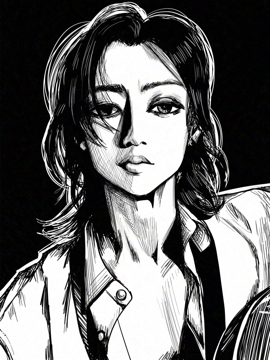 mariafloscher's tweet photo. #VKEITOBER2025 LIST 1, day 26 - Toshiya from Dir en grey 🖤
Software: Procreate
Brush by Kyle T. Webster
Digital crosshatching
Fanart of Toshiya from Dir en grey
.
.
.
.
.
#Toshiya #Diru #VKei #VisualKei https://t.co/CMSNkXXfli