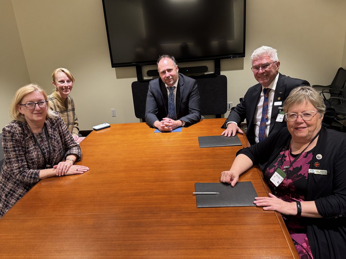 Joined my <a href="/FCM_online/">Federation of Canadian Municipalities</a> colleagues in Ottawa for a week of federal advocacy around shared priorities. These opportunities are valuable adding local perspective and bringing local solutions  to national issues. Thank you <a href="/PLawrenceCAN/">Philip Lawrence</a> for listening today. <a href="/glenn_conny/">Conny Glenn</a> <a href="/marvinplett/">Marvin Plett</a>