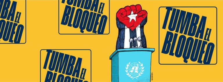 Una vez más el mundo se opone a la política absurda del bloqueo. #Cuba no está sola, los resultados de hoy lo demuestran. #TumbaElBloqueo