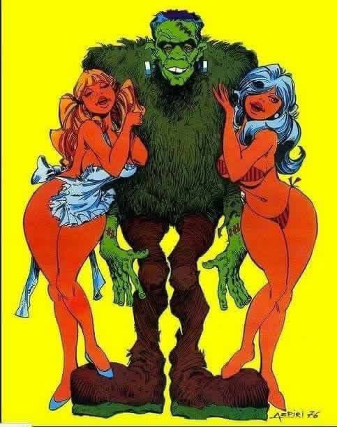 TimGordy's tweet photo. #Frankenstein #pinupart https://t.co/eBPnamHVgh