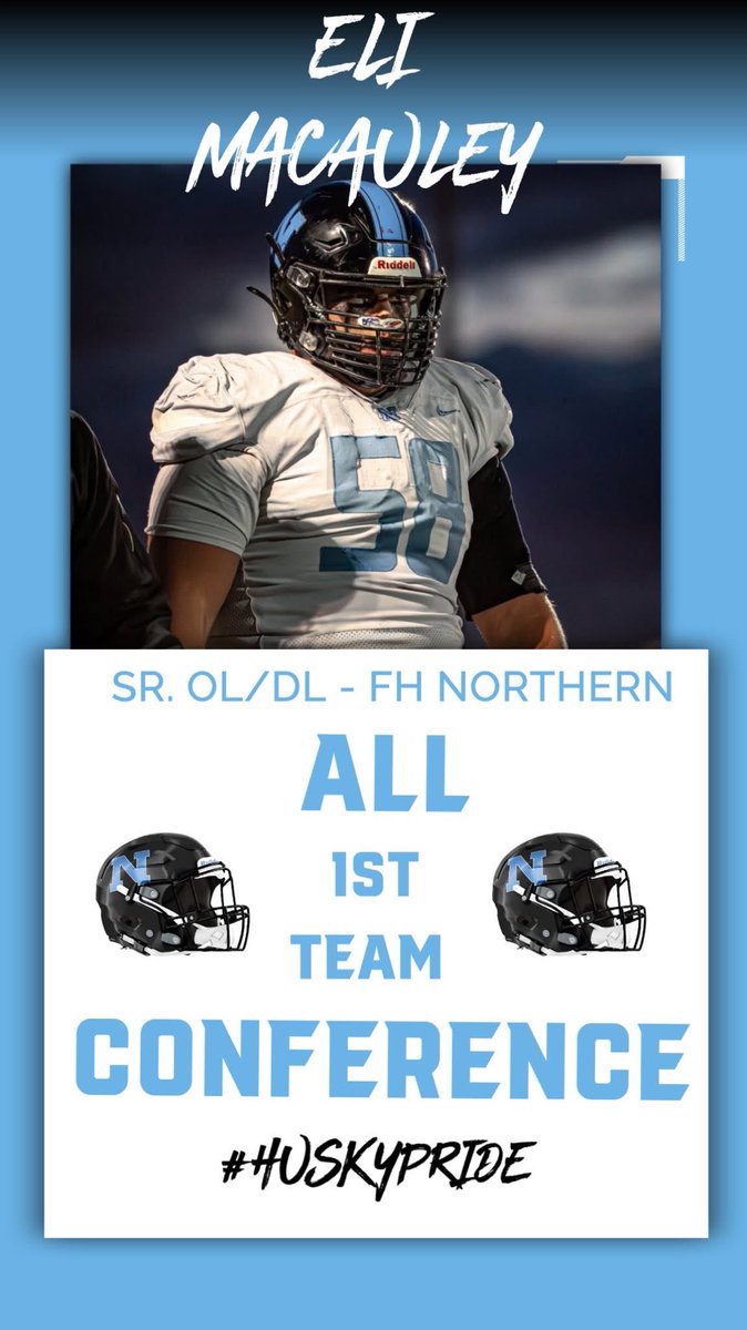 Macauley_Eli's tweet photo. Blessed to have received my third straight First Team All-Conference Title. https://t.co/rhGJpkuKG2