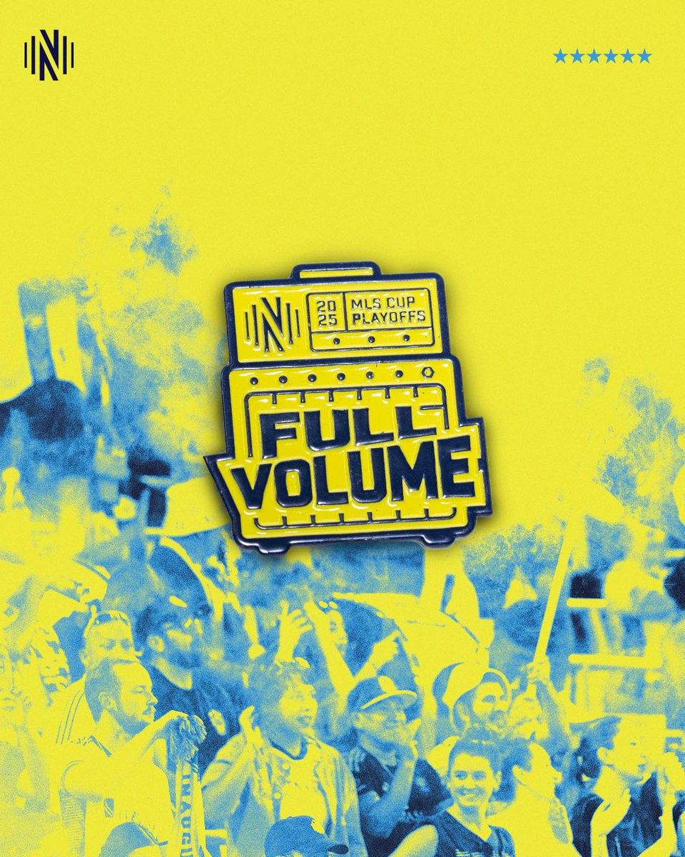 NashvilleSC's tweet image. Playoff gear still on your list?

 The NSC Team Store’s got you — open late this week ⬇️

👇Today: Noon–8 p.m.
 👉Tomorrow: Noon–8 p.m.

🛍️: nashvillesc.com/shop/full-gold
