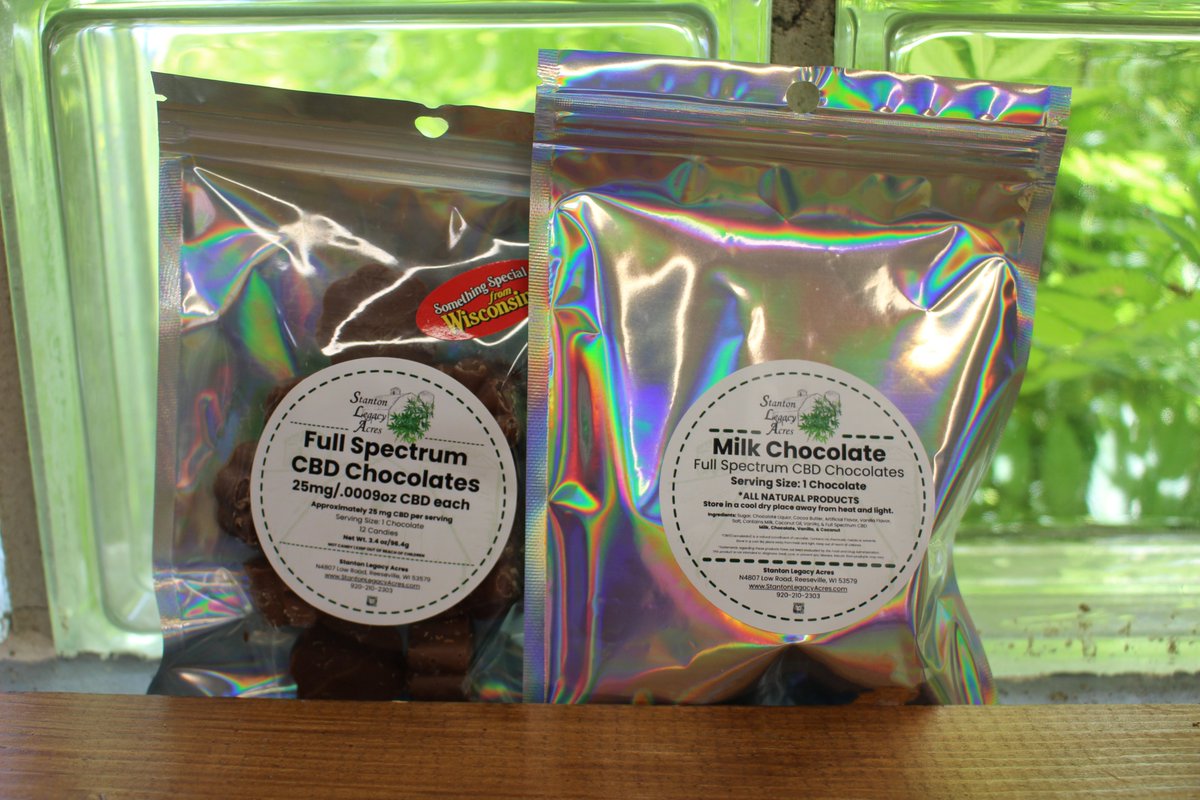 StantonAcres's tweet photo. Most of the trick-or-treating may be over… but the sweet treats don’t have to be! 

Treat yourself — order today at https://t.co/e9iLBRXAfO or call 920-210-2303!

#StantonLegacyAcres #CBDChocolate #AdultTreat #WisconsinGrown #FarmToFamily #FullSpectrumCBD #CBDWellness #Chocolate https://t.co/vcXSgJHwhx