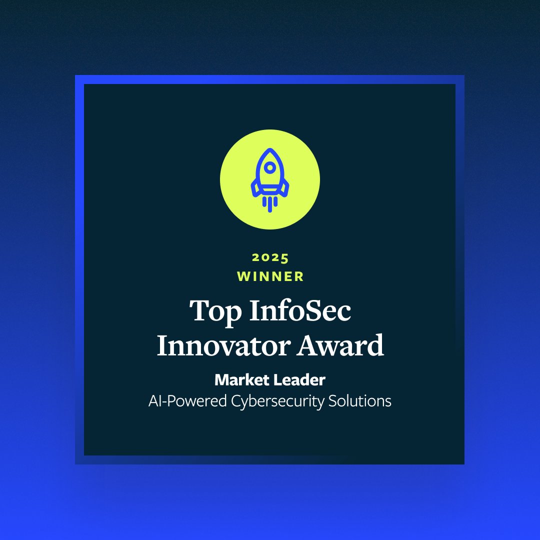 DeepInstinctSec's tweet image. We’re honored to be recognized as a 2025 Top InfoSec Innovator by @cyberdefensemag! 🏆

A huge thank you to our team, customers, and partners who made this possible. Here’s to protecting orgs with true preemptive data security, powered by #deeplearning. deepinstinct.com/dsx/companion