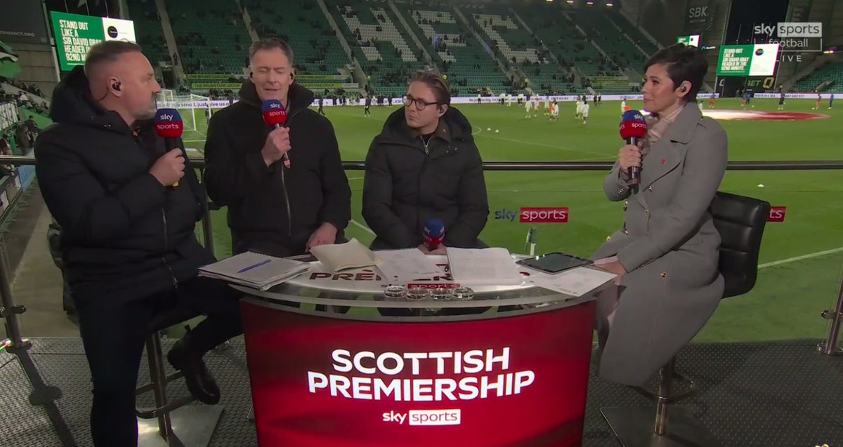FitbawForensic's tweet photo. Anyone know who the wee specky bird doing punditry with Boyd and Sutton on Sky Sports is? https://t.co/7zDFxssM7E