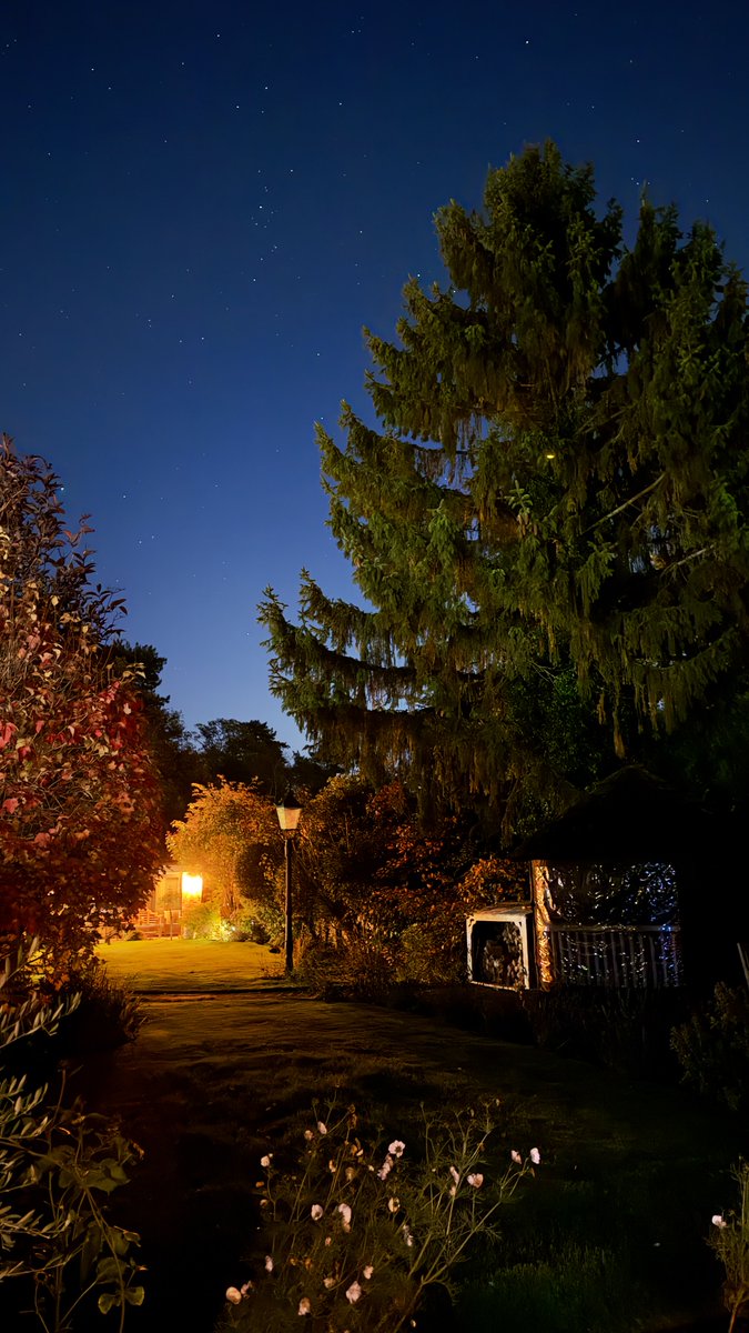 It’s a beautiful crisp evening tonight ….