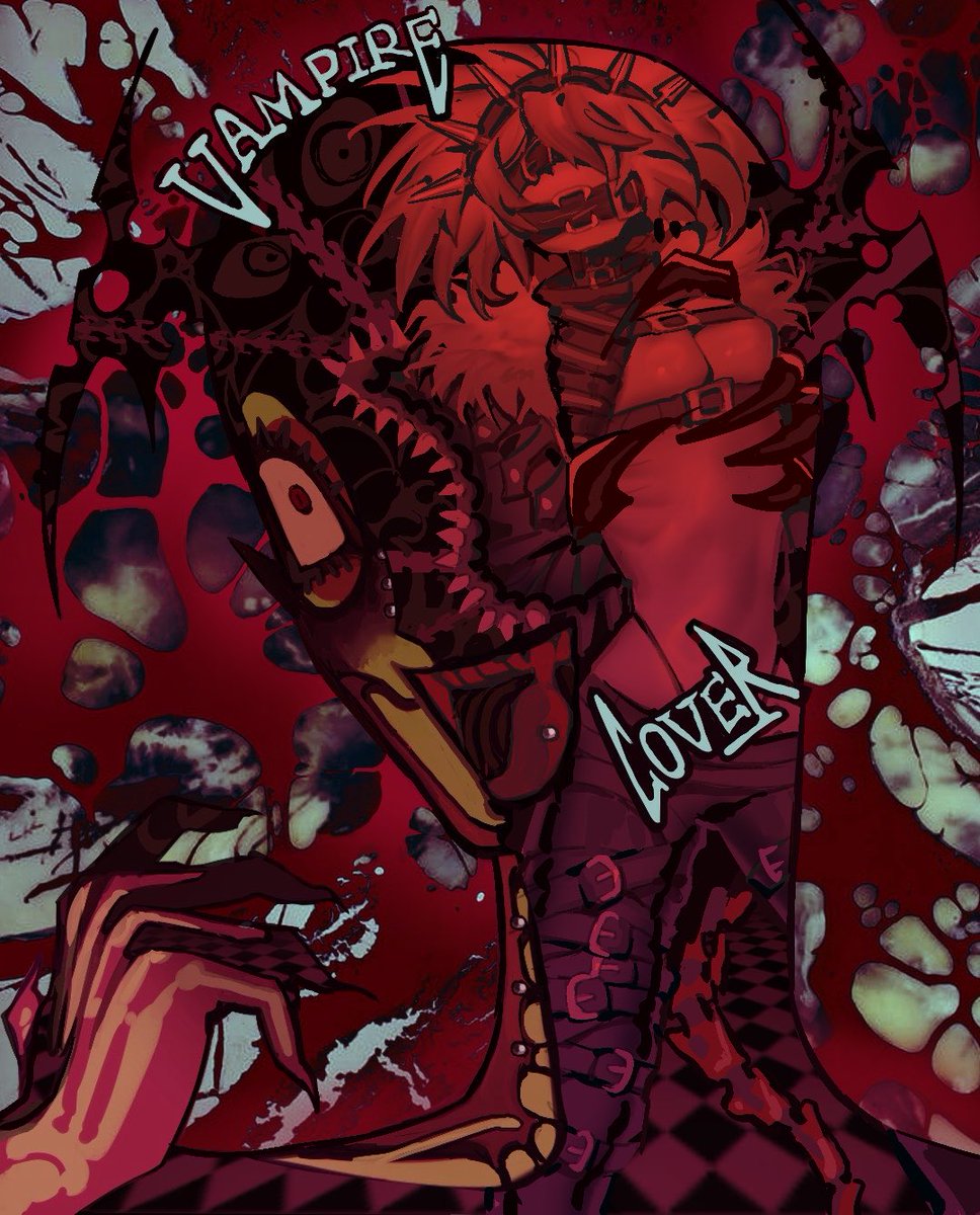 Halloween collab art w/ rin_vomit56 on ig #oc