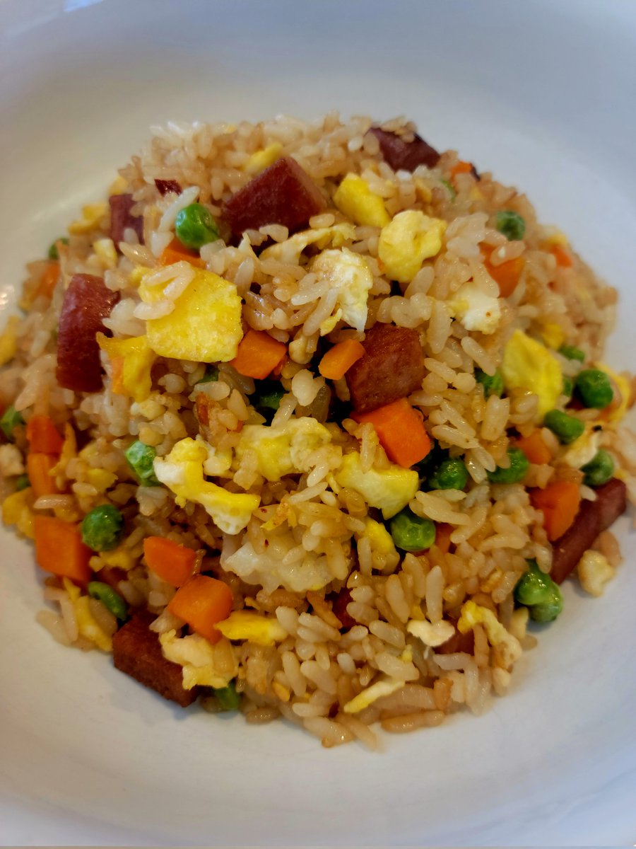 jflorez's tweet photo. Homemade pork fried rice.
#ItsWhatsForLunch😋 #LeftoverRice🍚 #NoScallions 😂 https://t.co/CBCrTGVUcc