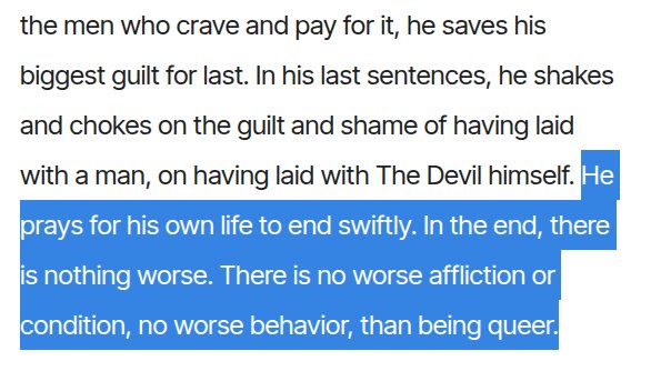 suikamelon6's tweet photo. ABSOLUTE BALM to the soul. Thank you AJ Mason, @autostraddle for this enchanting, accurate piece of #iwtv #InterviewWithTheVampire

The real meaning behind that church scene, many in the fandom should read this and stop 'Lestat forced Louis into vampirism by killing his friends'. https://t.co/g9TcCPx4sT
