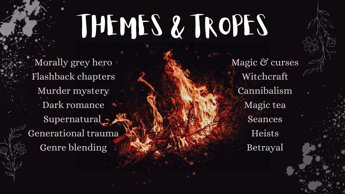 #AgentsGuide for my paranormal horromantasy LYDIA IS DEAD #GhostPit #Q #H #RF #NA

How far would you go to uncover your best friend's murder?

♥️ dark romance
🦷 paranormal horror
♦️ cults &amp; curses
🍽️ cannibalism