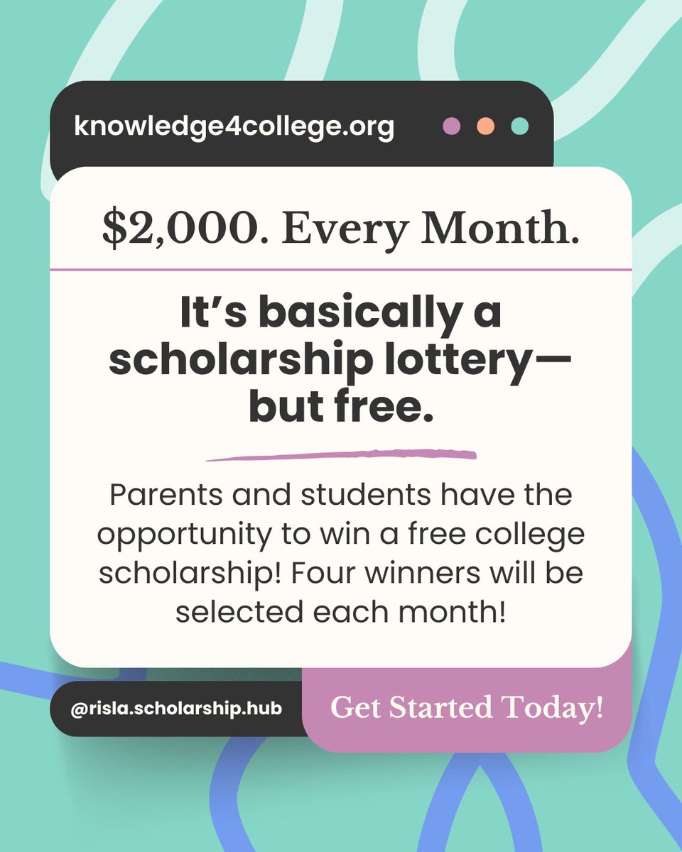 CPCRI's tweet image. 👻 Scared of Student Debt? 

Knowledge for College is here to help take the fright out of paying for college. Entering is quick and free! Parents, don’t ghost this opportunity—get your entry in too!

Enter to win at hubs.ly/Q03KPynw0!