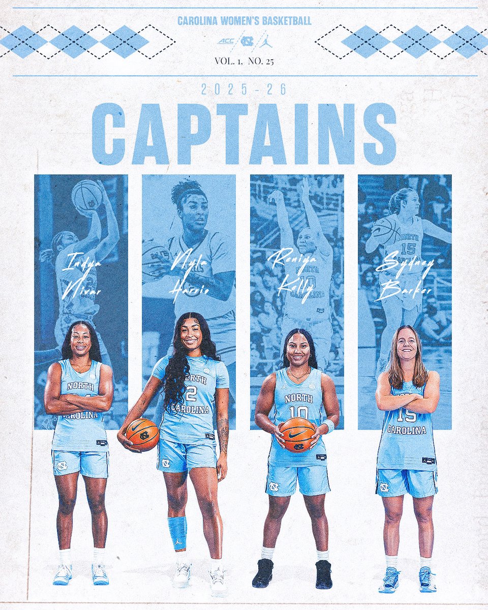 It’s official.

Your 2025-26 𝐂𝐀𝐏𝐓𝐀𝐈𝐍𝐒.