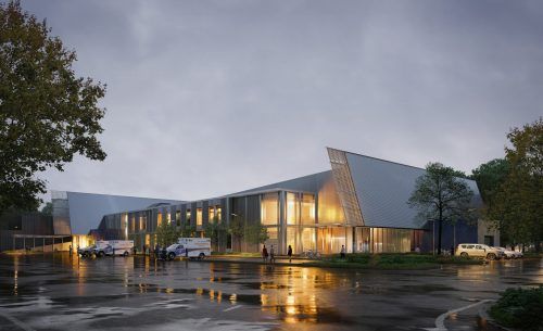 ConstructCanMag's tweet image. Solar walls define innovative emergency services station buff.ly/D5FWgdY #diamondschmitt #emsstation