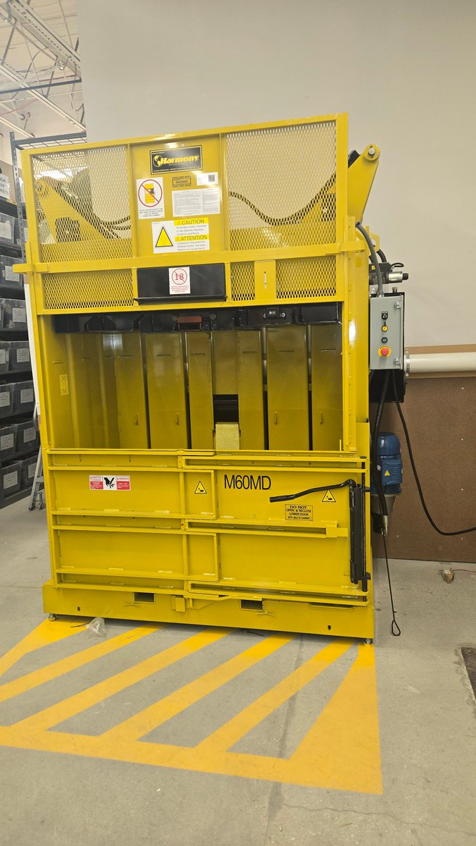 recycleharmony's tweet image. Harmony Enterprises recently installed an M60MD Low Profile Vertical Baler at a national department store in Lake Grove, NY.

This installation helps the retailer efficiently recycle their OCC byproduct while reducing hauling costs and improving backroom safety. 
#recycleharmony