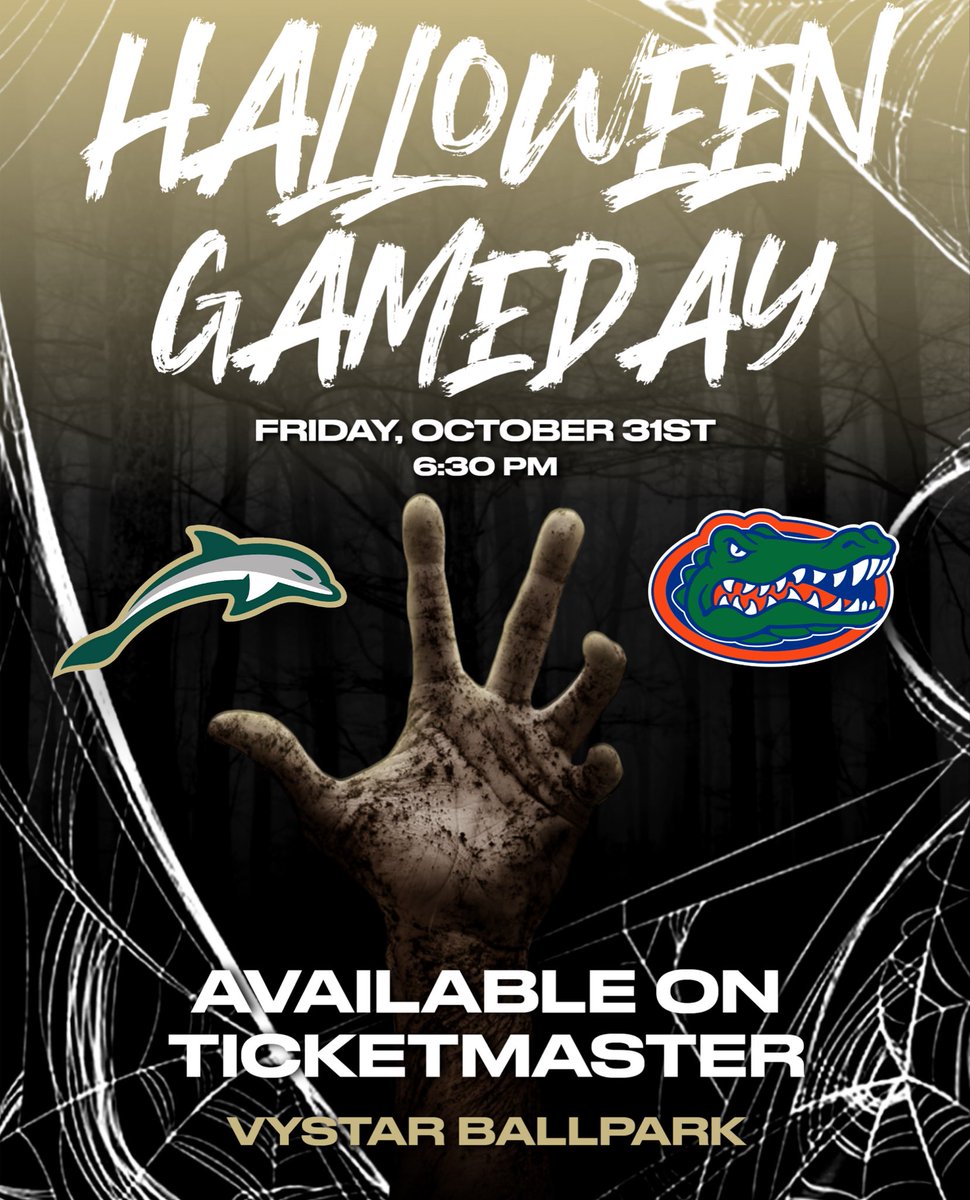 GAME WEEK 🤟

No tricks, come treat yourself to a night of Dolphin Baseball 🎃 

#JUPhinsUp