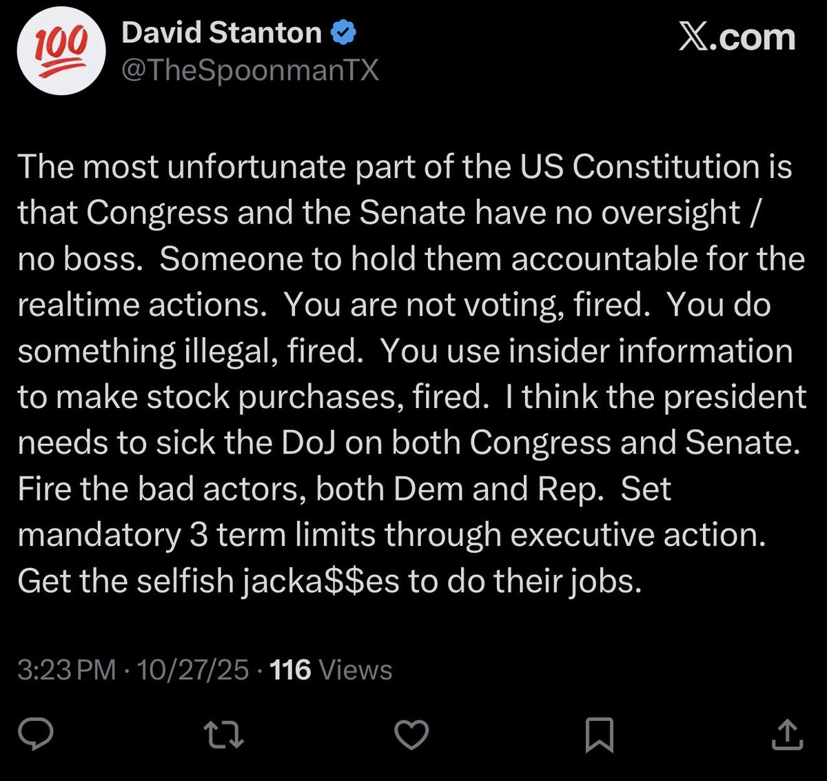 When this guy gets old enough to vote it's gonna blow his mind.