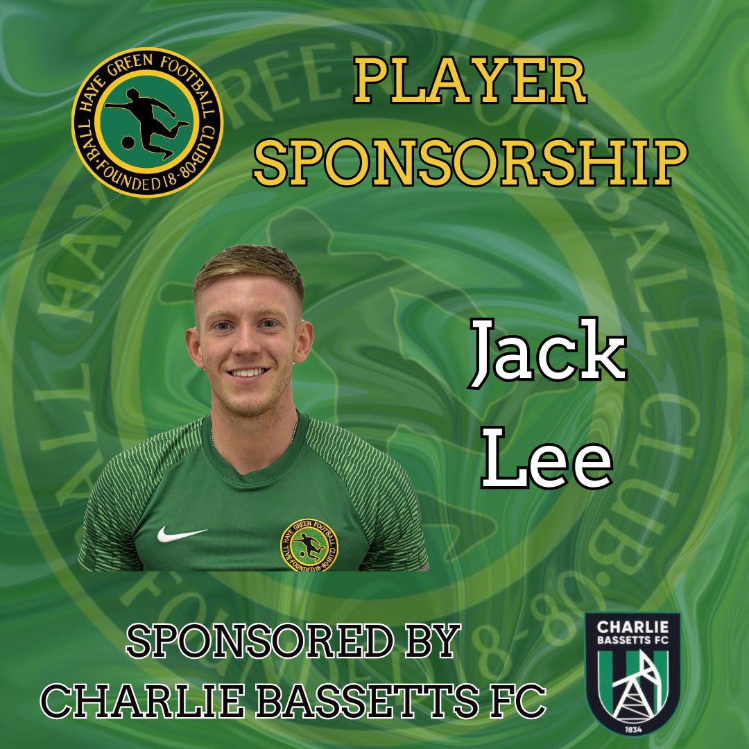 💚 PLAYER SPONSORSHIP 💚

Thankyou to Charlie Bassetts FC for sponsoring Jack Lee for the 2025/26 season! 🟢⚪️